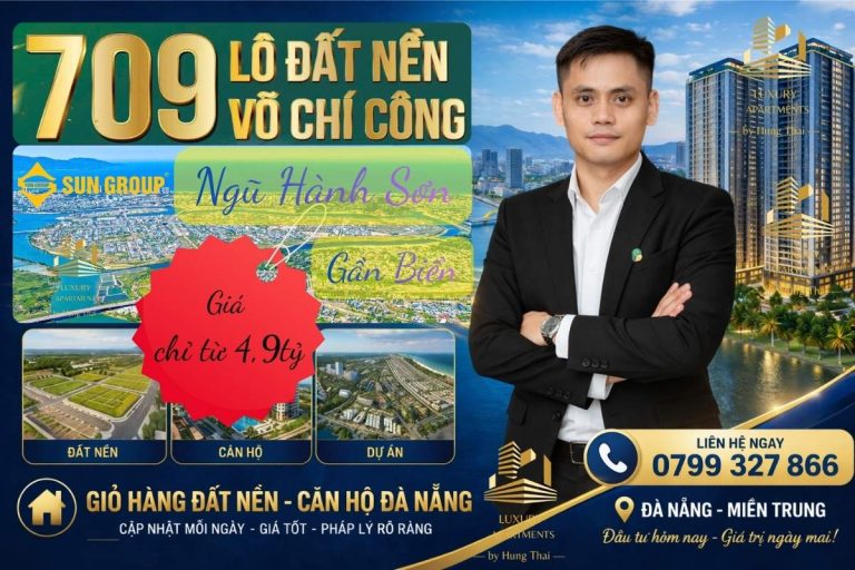 Giỏ hàng đất nền Võ Chí Công – Ngũ Hành Sơn gần biển | Giá tốt đầu tư 2026
